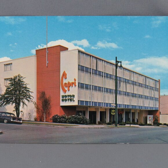 Vintage Postcard - The Capri Motor Hotel - Traveltime - Picture 4 of 4